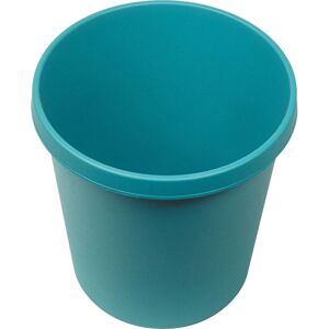 Contenedor de basura Helit H6106252 - 45L, Verde, Redondo de Plástico Contenedor de basura Helit H6106252 - 45L, Verde, Redondo de Plástico