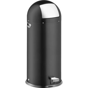 helit Cubo de basura con pedal - 52L negro helit Cubo de basura con pedal - 52L negro