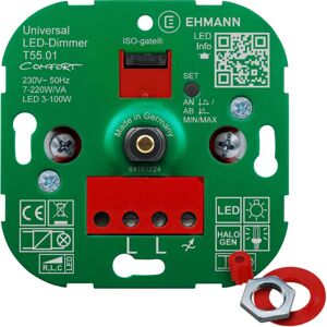 Ehmann 5500x0100 Variateur LED Universel - Dimmer - Publicité Ehmann 5500x0100 Variateur LED Universel - Dimmer - Publicité