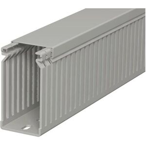 OBO Bettermann Steengrijs 80x40mm PVC Kabelgoot - Kabelkanaal OBO Bettermann Steengrijs 80x40mm PVC Kabelgoot - Kabelkanaal