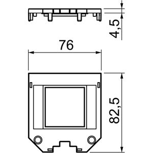 OBO-BETTERMANN UT3 P1 Abdeckplatte - Elektrische Anlagen OBO-BETTERMANN UT3 P1 Abdeckplatte - Elektrische Anlagen