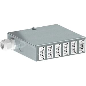 Boîte de distribution OBO Bettermann - 150x196x46mm, 6 connecteurs, blanc Boîte de distribution OBO Bettermann - 150x196x46mm, 6 connecteurs, blanc