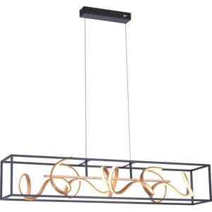 Paul Neuhaus LED-Pendelleuchte Schwarz Gold - Pendellampe Paul Neuhaus LED-Pendelleuchte Schwarz Gold - Pendellampe
