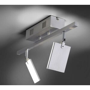 Paul Neuhaus Aluminium LED Deckenleuchte 2-flammig Dimmbar Remote Paul Neuhaus Aluminium LED Deckenleuchte 2-flammig Dimmbar Remote