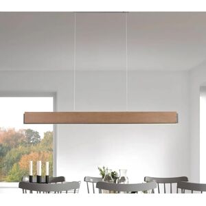 Paul Neuhaus Hanging lamp wood 121 cm incl. LED with remote control - Ajdin Paul Neuhaus Hanging lamp wood 121 cm incl. LED with remote control - Ajdin