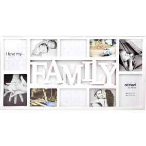 Cadre Photo Nielsen Family Collage Blanc - Publicité Cadre Photo Nielsen Family Collage Blanc - Publicité