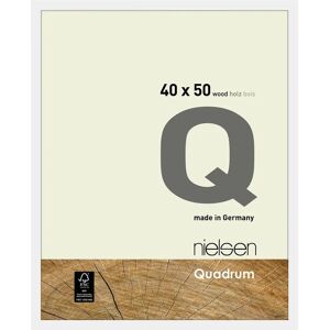 Nielsen Quadrum 40 x 50cm Wooden Picture Frame - White - Picture Frame Nielsen Quadrum 40 x 50cm Wooden Picture Frame - White - Picture Frame