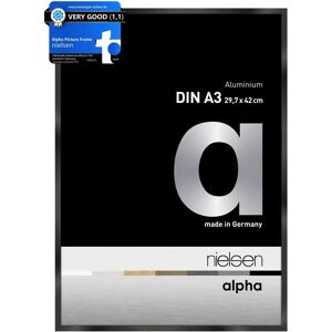 Nielsen Premium Alpha Black Photo Frame - A3 - UV Protection 45% Nielsen Premium Alpha Black Photo Frame - A3 - UV Protection 45%