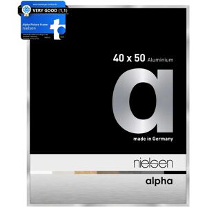 Nielsen Premium Alpha Silver Picture Frame - 40x50 cm Nielsen Premium Alpha Silver Picture Frame - 40x50 cm