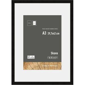 Nielsen Skava A3 Wooden Picture Frame - Black - Portrait & Landscape Nielsen Skava A3 Wooden Picture Frame - Black - Portrait & Landscape