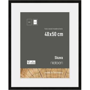 Nielsen Skava 40 x 50cm Wooden Picture Frame - Black - Picture Frame Nielsen Skava 40 x 50cm Wooden Picture Frame - Black - Picture Frame