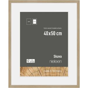Nielsen Skava 40x50cm Wooden Picture Frame - White - Photo Wall Art Nielsen Skava 40x50cm Wooden Picture Frame - White - Photo Wall Art