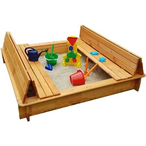 PROMADINO Donald - Rechteckiger Sandkasten - für Kinder ab 3 Jahre PROMADINO Donald - Rechteckiger Sandkasten - für Kinder ab 3 Jahre