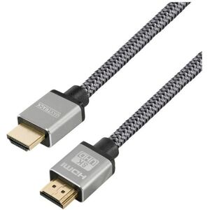 Maxtrack HDMI 2.1 Kabel - 8K 60Hz - Nylonhülle - Vergoldet - 2m Maxtrack HDMI 2.1 Kabel - 8K 60Hz - Nylonhülle - Vergoldet - 2m