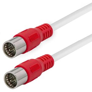 Maxtrack Antennenkabel - 1,5m Weiß - Hochwertiger Satellitenanschluss Maxtrack Antennenkabel - 1,5m Weiß - Hochwertiger Satellitenanschluss