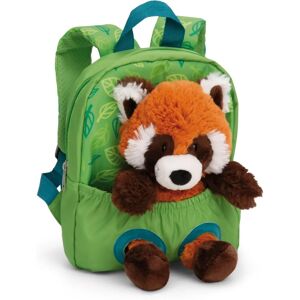 Nici Grüner Rucksack mit Plüschtier Roter Panda - Rucksack Nici Grüner Rucksack mit Plüschtier Roter Panda - Rucksack