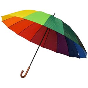 Długi XXL tęczowy parasol Happy Rain - System automatyczny Długi XXL tęczowy parasol Happy Rain - System automatyczny