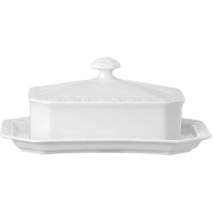 Rosenthal Maria White Butter Dish - Porcelain, Microwave Safe, 22.2x14.5cm Rosenthal Maria White Butter Dish - Porcelain, Microwave Safe, 22.2x14.5cm