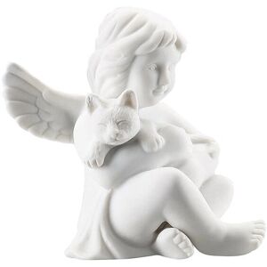 Rosenthal Ange avec Chat Porcelaine Blanche - Figurine - Publicité Rosenthal Ange avec Chat Porcelaine Blanche - Figurine - Publicité