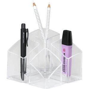 HAN SCALA Pen Pencil Holder - Desk Organizer Transparent HAN SCALA Pen Pencil Holder - Desk Organizer Transparent