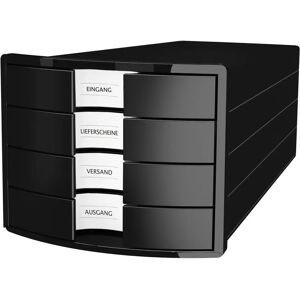 HAN 1012-13 Desk Tray - 4 Drawer Organizer - Black HAN 1012-13 Desk Tray - 4 Drawer Organizer - Black