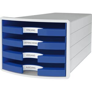HAN Light Gray / Blue Translucent File Cabinet - Office Storage HAN Light Gray / Blue Translucent File Cabinet - Office Storage