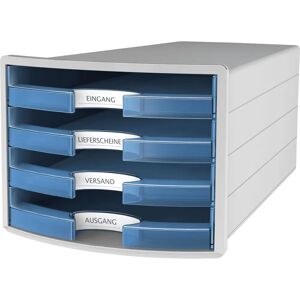HAN Impuls Drawer Cabinet - Light Gray, 4 Drawers - A4/C4 HAN Impuls Drawer Cabinet - Light Gray, 4 Drawers - A4/C4