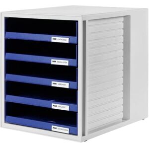 HAN Model 1401-14 Blue Grey Drawer Organizer - Desk Storage HAN Model 1401-14 Blue Grey Drawer Organizer - Desk Storage