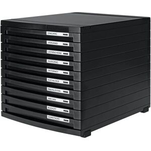 HAN Contur 1510-13 Drawer Cabinet - Black - 10 Drawers HAN Contur 1510-13 Drawer Cabinet - Black - 10 Drawers