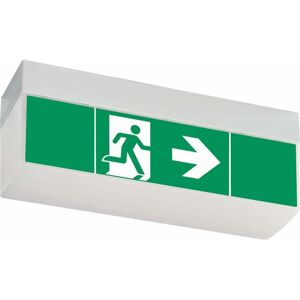 Lumière de secours LED Ceag - Montage au mur et au plafond - 3h - Publicité Lumière de secours LED Ceag - Montage au mur et au plafond - 3h - Publicité