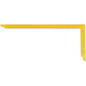 Équerre de charpentier Hedue - 800mm, Jaune, Trou de marquage - Menuiserie - Publicité Équerre de charpentier Hedue - 800mm, Jaune, Trou de marquage - Menuiserie - Publicité