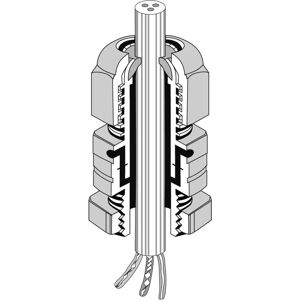 Hensel KBM 25 - Belüftungsstop, IP66/6, Hellgrau - Ventilationsstop Hensel KBM 25 - Belüftungsstop, IP66/6, Hellgrau - Ventilationsstop