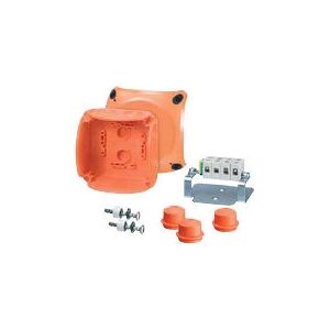 Caja de Conexiones Eléctricas Hensel FK 0404 - IP66 - Naranja Caja de Conexiones Eléctricas Hensel FK 0404 - IP66 - Naranja