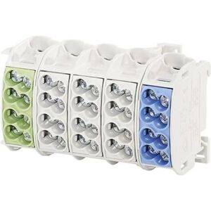 Hensel Distribution Terminal Block - 5 Poles, Tri-color Hensel Distribution Terminal Block - 5 Poles, Tri-color
