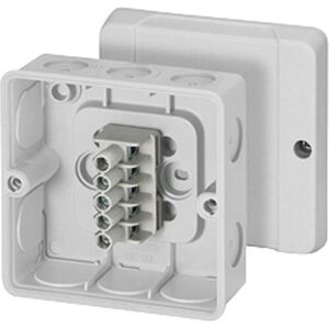 Hensel DE 9345 Kabelanschlussdose - IP55, 10 Durchführungen, Halogenfreier Kunststoff Hensel DE 9345 Kabelanschlussdose - IP55, 10 Durchführungen, Halogenfreier Kunststoff