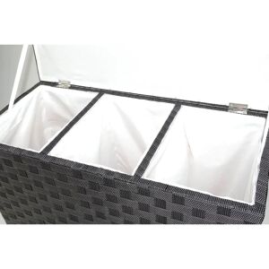 Locker Nylon Wäschesortierer - 120L - Schwarz Locker Nylon Wäschesortierer - 120L - Schwarz