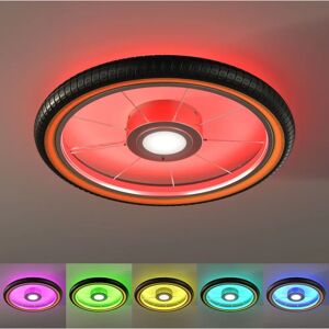 MY HOME Deckenleuchte "Bela, Wheel, Reifen" - RGB Dimmbar, 51cm MY HOME Deckenleuchte "Bela, Wheel, Reifen" - RGB Dimmbar, 51cm