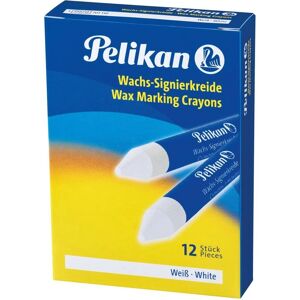 Gessetto di marcatura bianco Pelikan - Impermeabile, 12 pezzi Gessetto di marcatura bianco Pelikan - Impermeabile, 12 pezzi
