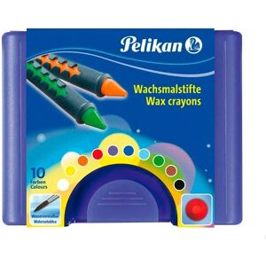 Pelikan 723155 Wachsmalstifte - Wasserlöslich, 10 stk - Wachsmalstift Pelikan 723155 Wachsmalstifte - Wasserlöslich, 10 stk - Wachsmalstift