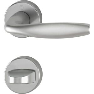 HOPPE Manhattan Bathroom Handle - Stainless Steel Effect HOPPE Manhattan Bathroom Handle - Stainless Steel Effect
