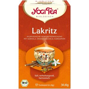 YOGI TEA Lakritz Bio - Ayurvedischer Gewürztee mit Zimt & Orangenschale YOGI TEA Lakritz Bio - Ayurvedischer Gewürztee mit Zimt & Orangenschale