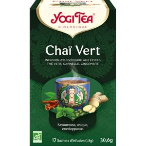 Yogi Tea Green Chai - Green Tea with Chai Spices - 17 Bags Yogi Tea Green Chai - Green Tea with Chai Spices - 17 Bags