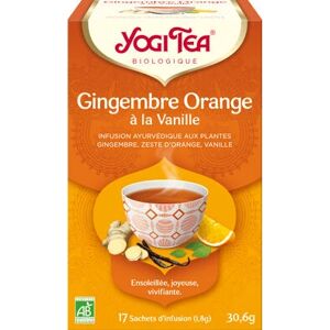 Yogi Chá Gengibre Laranja Baunilha - Chá de ervas Yogi Chá Gengibre Laranja Baunilha - Chá de ervas