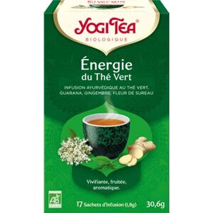 Yogi Tea Té Verde Energía - Infusión de Hierbas - 17 Bolsas Yogi Tea Té Verde Energía - Infusión de Hierbas - 17 Bolsas