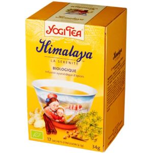 Thé Himalaya Yogi Gingembre Fenouil Cannelle - Infusion - Publicité Thé Himalaya Yogi Gingembre Fenouil Cannelle - Infusion - Publicité