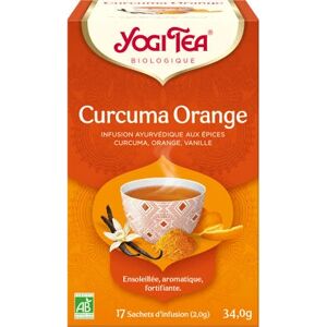 Yogi Tea Turmeric and Orange Infusion - Herbal Tea - 17 Bags Yogi Tea Turmeric and Orange Infusion - Herbal Tea - 17 Bags