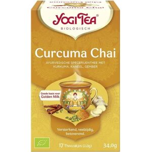 Yogi Thé Chai Curcuma Bio - Infusion de Plantes - Publicité Yogi Thé Chai Curcuma Bio - Infusion de Plantes - Publicité