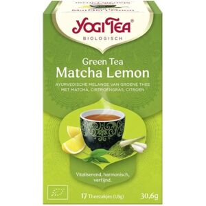 Yogi Thé Matcha Citron Bio - Thé - Publicité Yogi Thé Matcha Citron Bio - Thé - Publicité