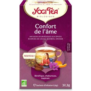 Yogi Thé Confort de l'âme - Infusion bio apaisante - Publicité Yogi Thé Confort de l'âme - Infusion bio apaisante - Publicité