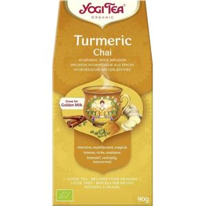 Infusion Curcuma Chai en vrac - 90 g - Yogi Tea - Publicité Infusion Curcuma Chai en vrac - 90 g - Yogi Tea - Publicité
